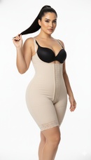 Faja Pierna Larga Curvy 1628 – Moldeo Perfecto para Caderas y Piernas Plus Size