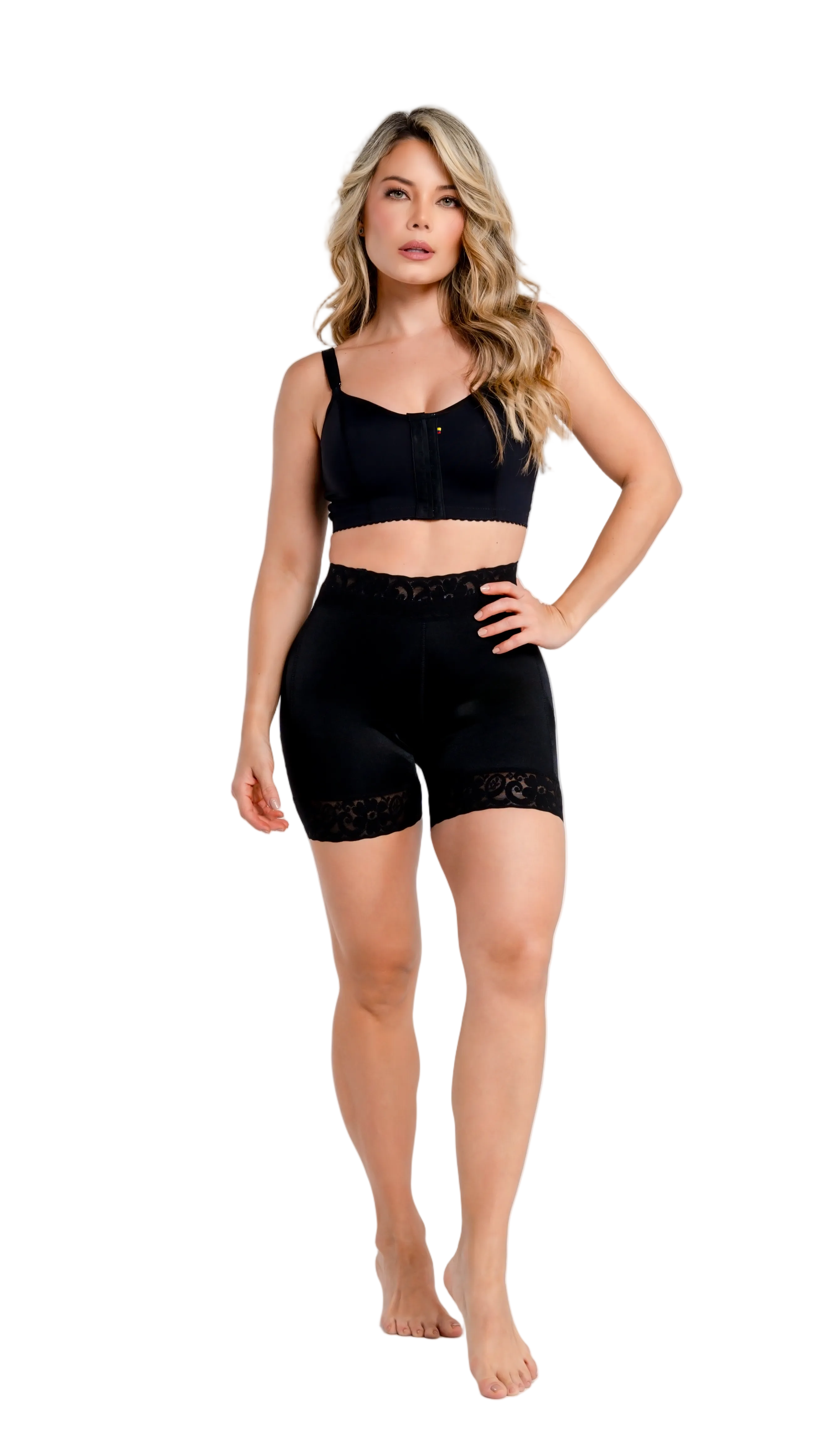 Short Liso 1226 – Estilo, Soporte y Confianza en una Sola Prenda