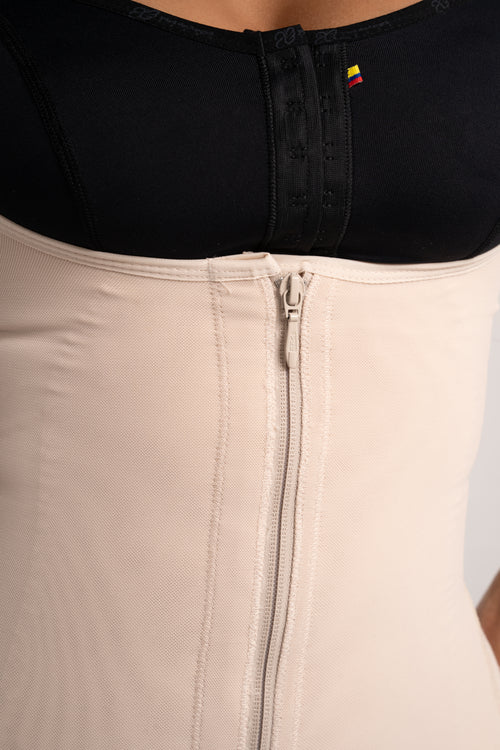 Faja Pierna Larga con Zipper 1210 – Moldeo Reloj de Arena y Comodidad Invisible